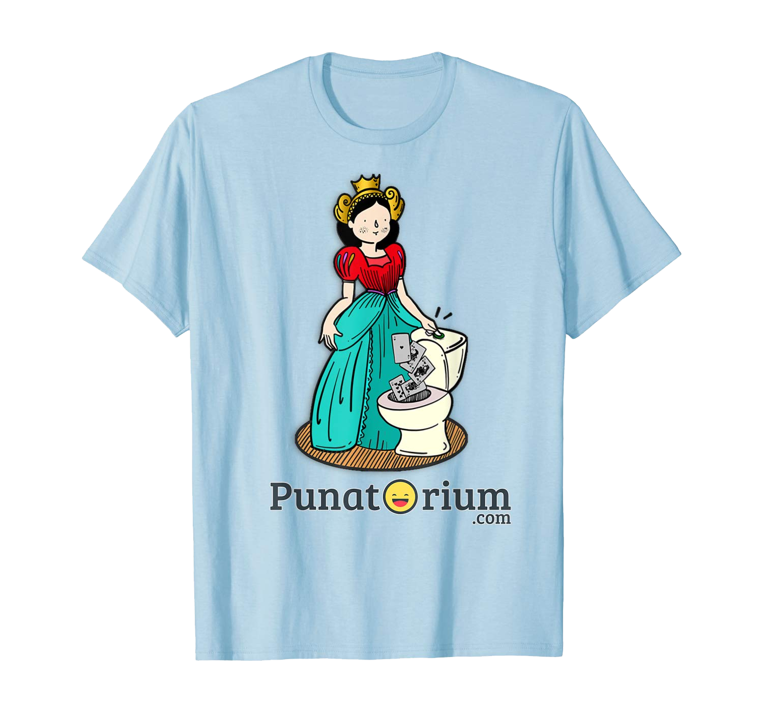 Queen royal flush t-shirt